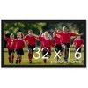 PosterPalooza | Panoramic Simple Black Picture Frame - UV Acrylic, Foam Board Backing, Hanging Hardware - 2 of 4