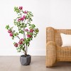 Nearly Natural 4-ft Artificial Dogwood Tree with Real Touch Leaves - 4 of 4