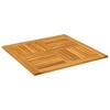 vidaXL Square Solid Wood Acacia Table Top 31.5"x31.5"x0.9" - Rustic Garden Dining Replacement Surface - 4 of 4