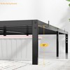 14 " Full Bed Frame Metal Platform Bed Frame w/6 Non-Slip Mattress Storage Space Under The Bed No Box Spring Needed - 2 of 4