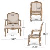 Christopher Knight Home Bannock Fabric Upholstered Wood Expandable 7 Piece Dining Set - 4 of 4