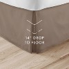 Premium Pleated Dust Ruffle Bed Skirt - Easy Fit - Becky Cameron - 3 of 4