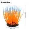 Unique Bargains Soft Silicone Glowing Aquarium Simulation Coral 4.33" Orange - 4 of 4