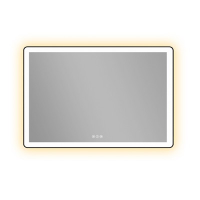 Black Framed Led Bathroom Mirror