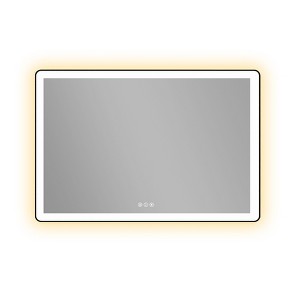 Black Framed Led Bathroom Mirror - 1 of 4