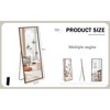 Elegant Wood Mirror: Dressing, Bed, Decor, Retail, Mountable - 2 of 4