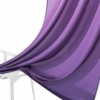 HomeRoots Set of Two 84"  Purple Ombre Window Curtain Panels - 3 of 3