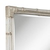 Noble Park Rectangular Vanity Wall Mirror Modern Rustic Silver Faux Bamboo Frame Beveled 31" Wide for Bathroom Bedroom Living Room - 3 of 4
