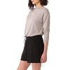 Rekucci Women's Soft Knit Loungewear Shorts with Pockets - 2 of 4