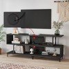 TV Stand for TVs up to 65 Inch, Entertainment Center with Power Outlet, TV and Media Consol - 4 of 4