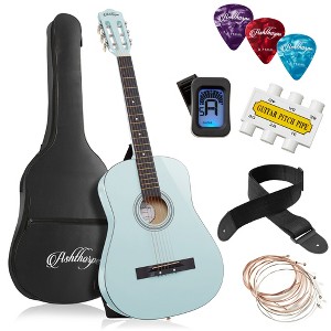 Ashthorpe Beginner Acoustic Guitar, Basic Starter Kit with Gig Bag and Accessories - 1 of 4