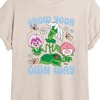 Women's - Disney - Alice In Wonderland Oversized Graphic T-Shirt - image 2 of 4