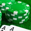 Poker Chips – 100-Piece Set of 11.5-gram Blackjack Chips with Dice Design by Trademark Poker (Green) - 2 of 4