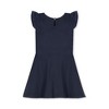 Hope & Henry Girls' Flutter Sleeve Knit Drop Waist Dress Made with Organic Cotton, Toddler - 3 of 4