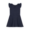 Hope & Henry Girls' Flutter Sleeve Knit Drop Waist Dress Made with Organic Cotton, Infant - image 3 of 4