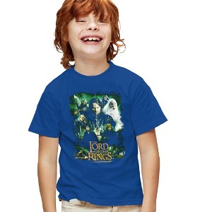 Boys' Short Sleeve Lord Of the Rings Hero Group T-Shirt - 1 of 4