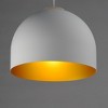 ET2 Lighting Foster 1 - Light Pendant in  White/Gold - 2 of 3