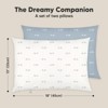KeaBabies Toddler Pillow - Soft Organic Cotton Kids Pillows for Sleeping - Travel Pillow for Kids Age 2-5 - 3 of 4