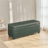 Storage Ottoman Bench, Bedroom Bench with Storage Entryway Bench, Ottoman with Storage Safety Hinges, Loads 660 lb - 2 of 4