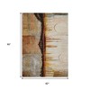 HomeRoots 5' X 8' Rust And Charcoal Abstract Washable Indoor Outdoor Area Rug - 3 of 3
