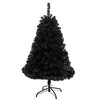 Nearly Natural 4-ft Black Artificial Christmas Tree with 170 Clear LED Lights - 3 of 4