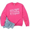 Simply Sage Market S.W.Smiley Coffee Teach Repeat Sweatshirt - 3 of 4