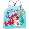 Disney Princess Ariel Girls One-Piece Swimsuit Rash Guard Tankini Top Modest Skirt and Bottom 5 Piece Set Toddler - image 4 of 4