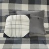Gulches 7 Piece Cal King Herringbone Comforter Set Grey - 2 of 4