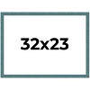 PosterPalooza | Simple Blue Picture Frame - UV Acrylic, Backing Board, Hanging Hardware Included - 2 of 4