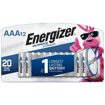 Energizer 12pk Ultimate Lithium AAA Batteries
