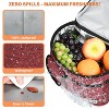 Tirrinia Adults Kids Insulated Leakproof Lunch Bag With Pocket, Reusable Lunch Bento Box, Small Lunch Cooler Tote Bag, Back-To-School Essential - 2 of 4