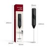 Home electric milk frother stirring handheld whisk portable whisk - 3 of 4