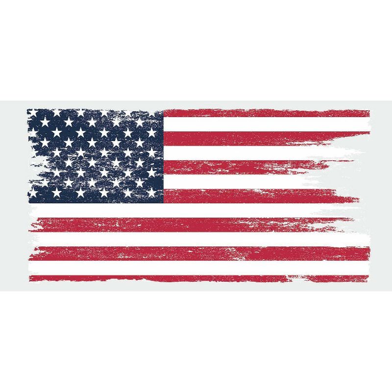 33&#34; x 16.75&#34; Distressed American Flag Giant Peel and Stick Wall Decal - RoomMates, 4 of 6