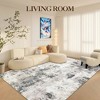 coucheta Machine Washable Area Rugs, Modern Abstract Soft Low Pile Non-Slip Stain Resistant Accent Carpet, for Living Room, Bedroom, Dining Room - 4 of 4