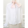 Allegra K Women's Transparent Skinny Solid Color Lightweight Organza Scarf Neckerchief - 2 of 4