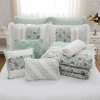 PDTEND 9-Piece Cotton Percale Comforter Set - 2 of 4