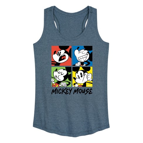 Women's - Disney - Mickey Colorblock Graphic Racerback Tank - image 1 of 4