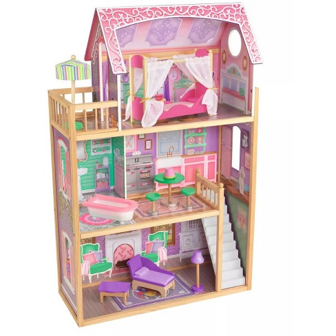 Kidkraft My Dream Mansion Wooden Dollhouse With Elevator 13 Accessories :  Target