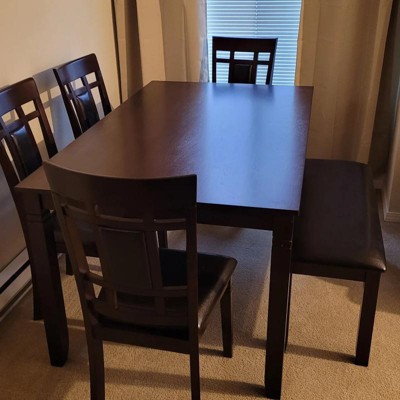 Bennox 6 deals piece dining set