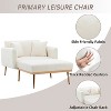 MOONMISS classic style chaise lounge chair,accent chair for Living Room, bedroom - 2 of 4