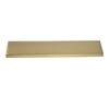 Sumner Street Home Hardware 5pk 4" Ethan Pull in Satin Brass: Drawer Handles, Cabinet Knobs, Zinc, Satin Finish - 2 of 4