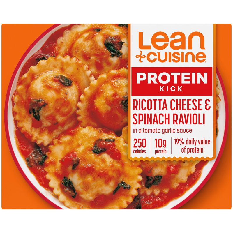Lean Cuisine Protein Kick Frozen Ricotta Cheese &#38; Spinach Ravioli - 8oz, 1 of 12