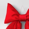 16" Christmas Velvet Bow Decor Red - Wondershop™ - 3 of 3
