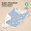 KeaBabies 8-Pack Organic Baby Bibs for Boy, Girl, Drool Bibs, Baby Bib for Girls, Boys,  Newborn Teething Bibs - 4 of 4