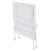Honey-Can-Do Flat Drying Rack: Steel, Collapsible, Lay Flat to Dry, Sweater Dryer, White, 40 lb Capacity, Wheels, 23.4 Surface Area - 3 of 4