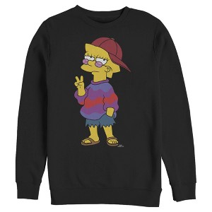 Men's The Simpsons Cool Lisa Sweatshirt - 1 of 4