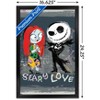Trends International Disney Tim Burton's The Nightmare Before Christmas - Ink Scary Love Framed Wall Poster Prints - 3 of 4