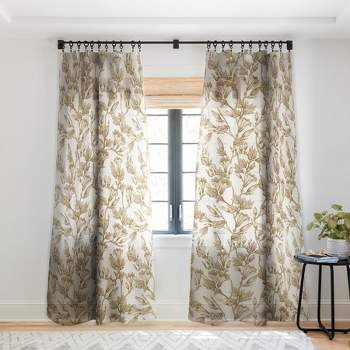 Holli Zollinger Greenwood Linen Single Panel Sheer Window Curtain - Deny Designs