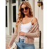 Womens Knit Shrugs Cardigan for Dresses V Neck Button Down Lightweight Cardigans Sweaters - 3 of 4
