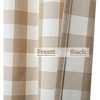 Buffalo Check Plaid Cotton Blend Kitchen Curtains - 4 of 4